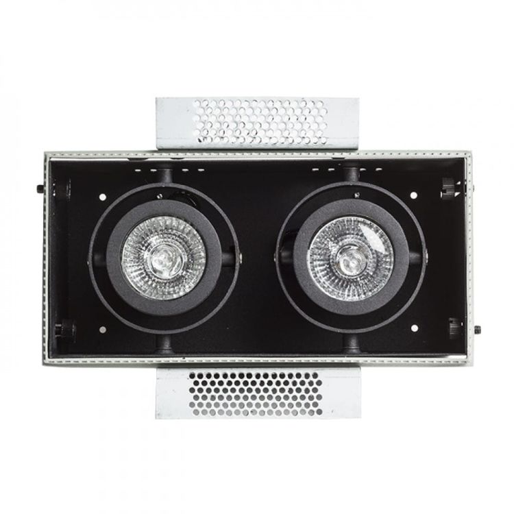 ELECTRA II  czarna  230V GU10 2x50W