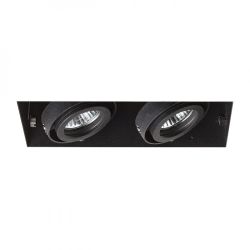 ELECTRA II  czarna  230V GU10 2x50W