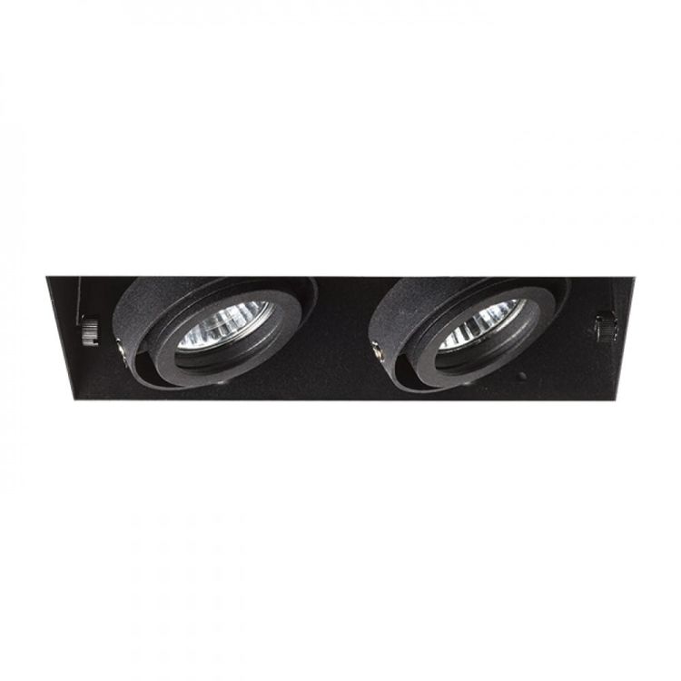 ELECTRA II  czarna  230V GU10 2x50W