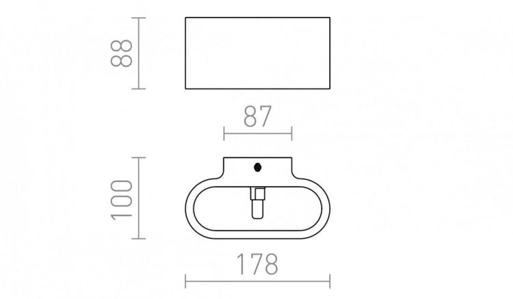 GAN ścienna  gipsowa 230V G9 33W