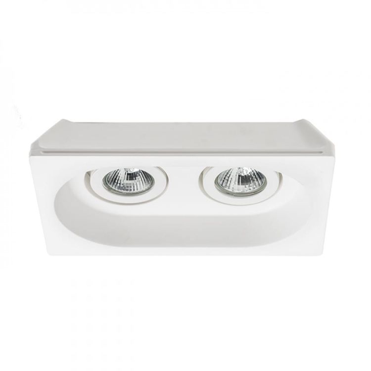 DINGO GU10 II kierunkowa  gipsowa 230V GU10 2x35W