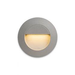 MARCO wpuszczana srebrno-szara  230V LED 3W IP54  3000K