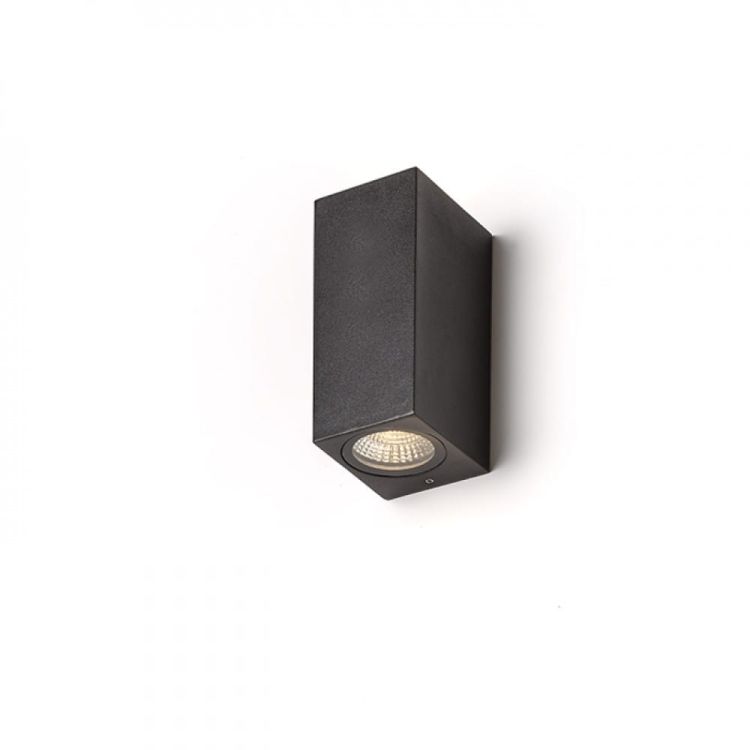 KUBI II  antracyt  230V LED 2x3W 56° IP54  3000K