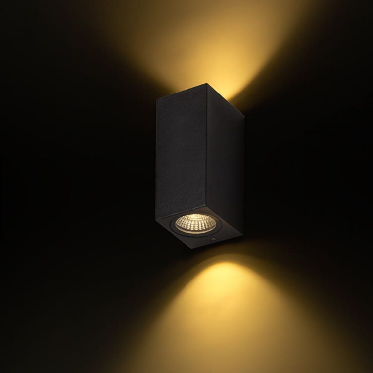 KUBI II  antracyt  230V LED 2x3W 56° IP54  3000K