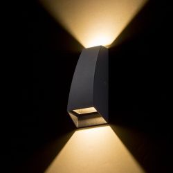 PIA ścienna antracyt  230V LED 2x3W IP54  3000K