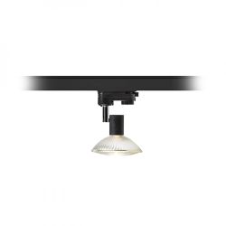 TRICA do szyny  3-faz czarna  230V GU10 50W