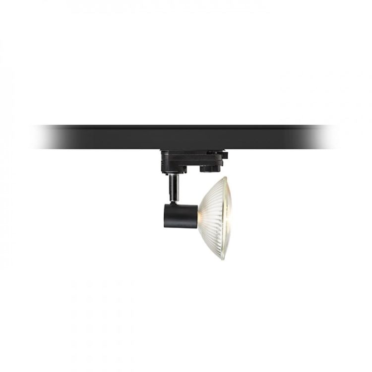 TRICA do szyny  3-faz czarna  230V GU10 50W