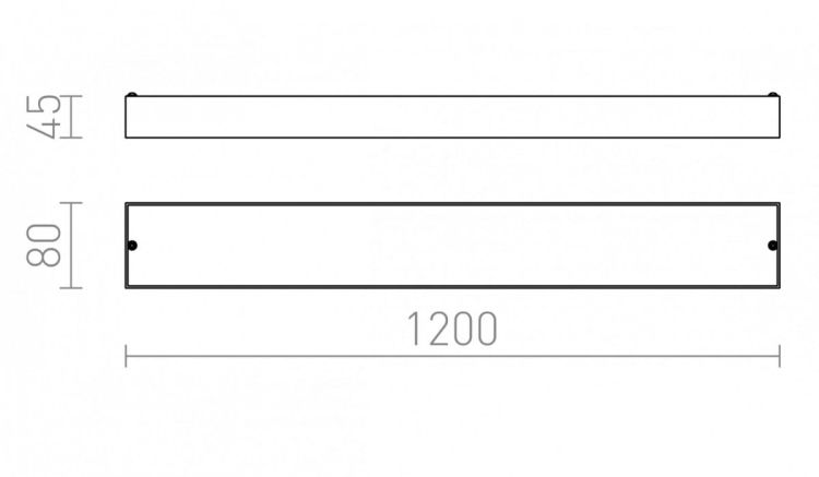 MARINA LED 120 ścienna  chrom 230V LED 25W IP44  3000K