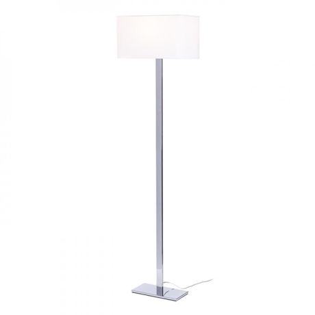 Przejdź do produktu PLAZA podłogowa biała chrom 230V LED E27 15W