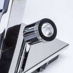 PLAZA ścienna z reflektorem LED biała chrom 230V E27 LED 42+3W  3000K
