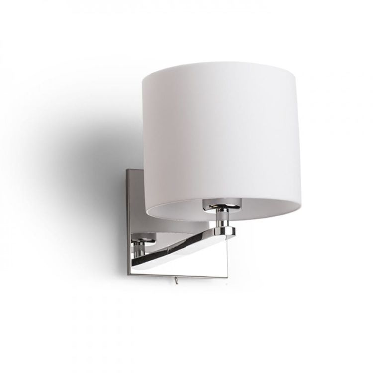 PENTHOUSE ścienna białe PVC chrom 230V E27 42W