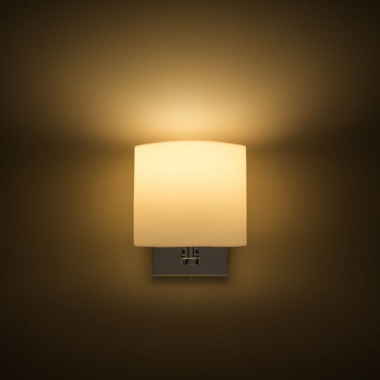 PENTHOUSE ścienna białe PVC chrom 230V E27 42W