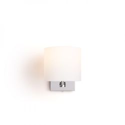 PENTHOUSE ścienna białe PVC chrom 230V E27 42W