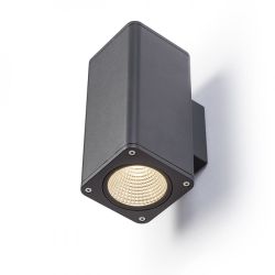 MIZZI SQ II ścienna antracyt  230V LED 2x12W 46° IP54  3000K