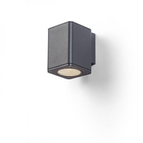 Przejdź do produktu MIZZI SQ I ścienna antracyt  230V LED 12W 44° IP54  3000K
