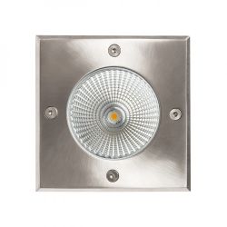 RIZZ SQ 125   stal nierdzewna 230V LED 7W 41° IP67  3000K