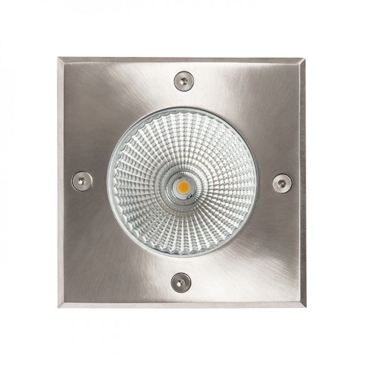 RIZZ SQ 125   stal nierdzewna 230V LED 7W 41° IP67  3000K