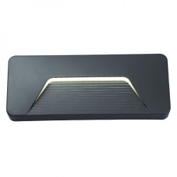 RENO SQ INDR ścienna antracyt  230V LED 3W IP65  3000K