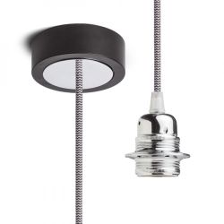HEX zestaw wiszący CP+C/BK+CHO+CHP1   230V E27 28W