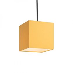 TEMPO 15/15 abażur  Chintz pomarańczowa/białe PCV  max. 28W