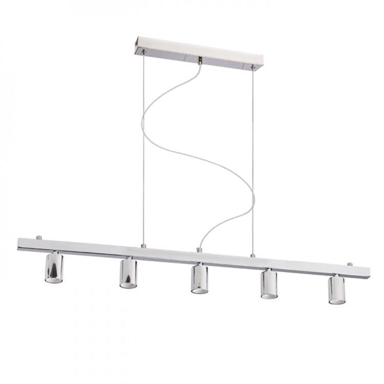 RALLONG V podstawa wisząca  chrom 230V E27 5x42W