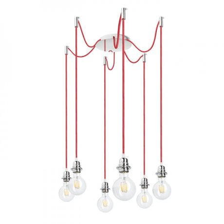 Przejdź do produktu KOMBIX 6 zestaw wiszący CHP+CZK+CHO   230V LED E27 6x15W