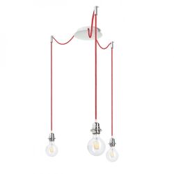 KOMBIX 3 zestaw wiszący CHP+CZK+CHO   230V E27 3x28W