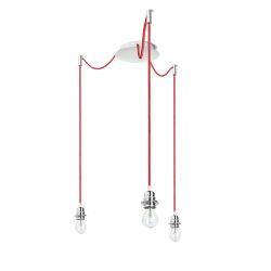 KOMBIX 3 zestaw wiszący CHP+CZK+CHO   230V E27 3x28W