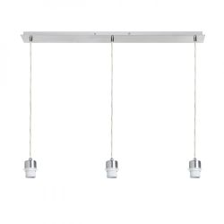 MORE 80 podstawa sufitowa wisząca  chrom 230V E27 3x42W