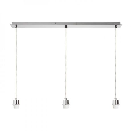 Przejdź do produktu MORE 80 podstawa sufitowa wisząca  nikiel mat 230V LED E27 3x15W