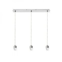 MORE 60 podstawa sufitowa wisząca  chrom 230V E27 3x42W
