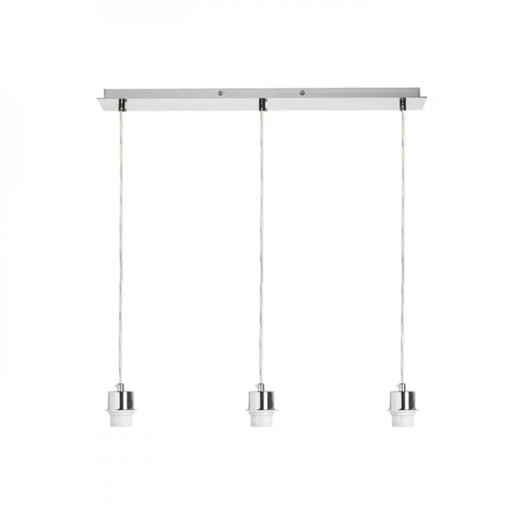 MORE 60 podstawa sufitowa wisząca  chrom 230V E27 3x42W
