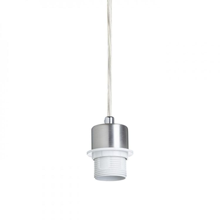 MORE 60 podstawa sufitowa wisząca  nikiel mat 230V E27 3x42W