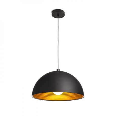 Przejdź do produktu CARISSIMA 40 wisząca czarna matowa /złota  230V LED E27 15W