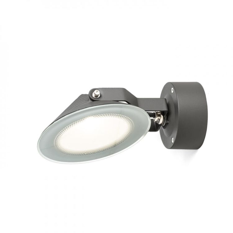 FOX reflektor zewnętrzny antracyt  230V LED 9W 120° IP65  3000K