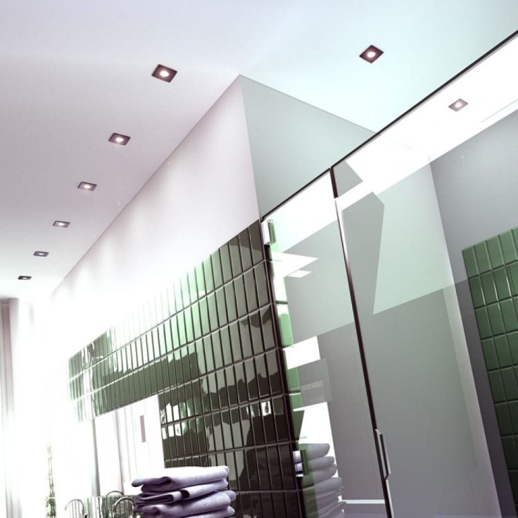 WATERBOY SQ  czarna matowa   230V LED 10W 40° IP65  3000K