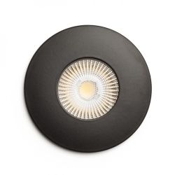 WATERBOY R  czarna matowa   230V LED 10W 40° IP65  3000K