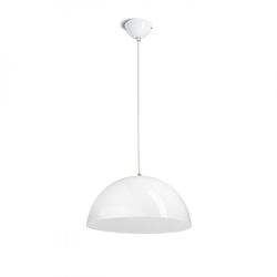 MONROE 40 wisząca błyszczący biały/biała  230V E27 42W
