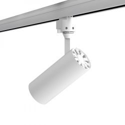 TRAX do szyny  3-faz biała/złota  230V/400mA LED 15W 38°  3000K