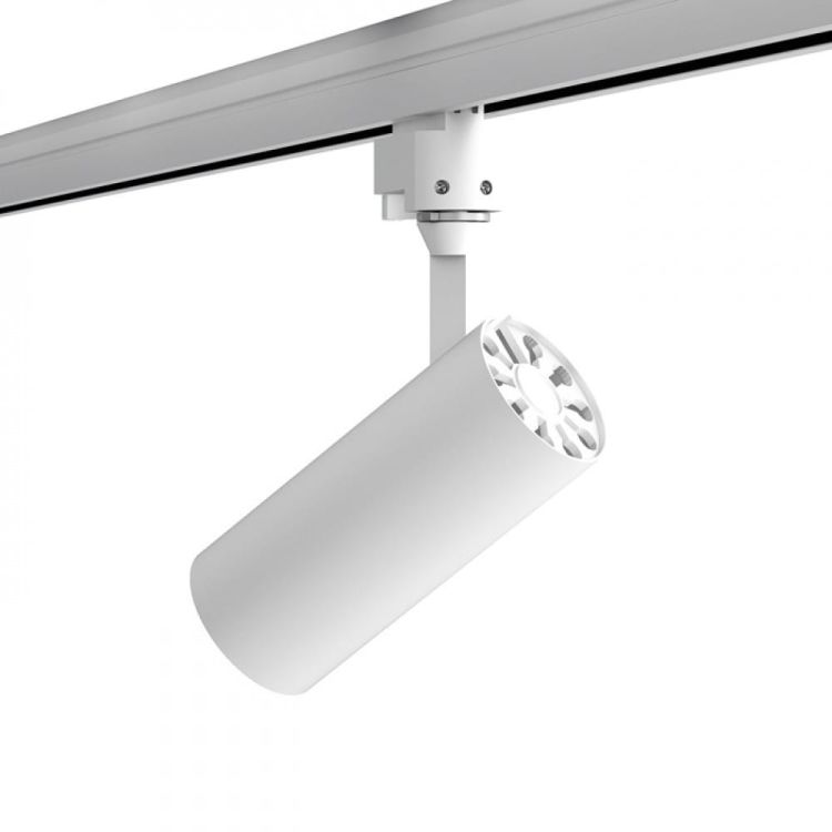 TRAX do szyny  3-faz biała/złota  230V/400mA LED 15W 38°  3000K