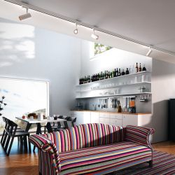 TRAX do szyny  3-faz biała/złota  230V/400mA LED 15W 38°  3000K