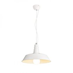 GOLDIE 36 wisząca biała/biała  230V E27 42W