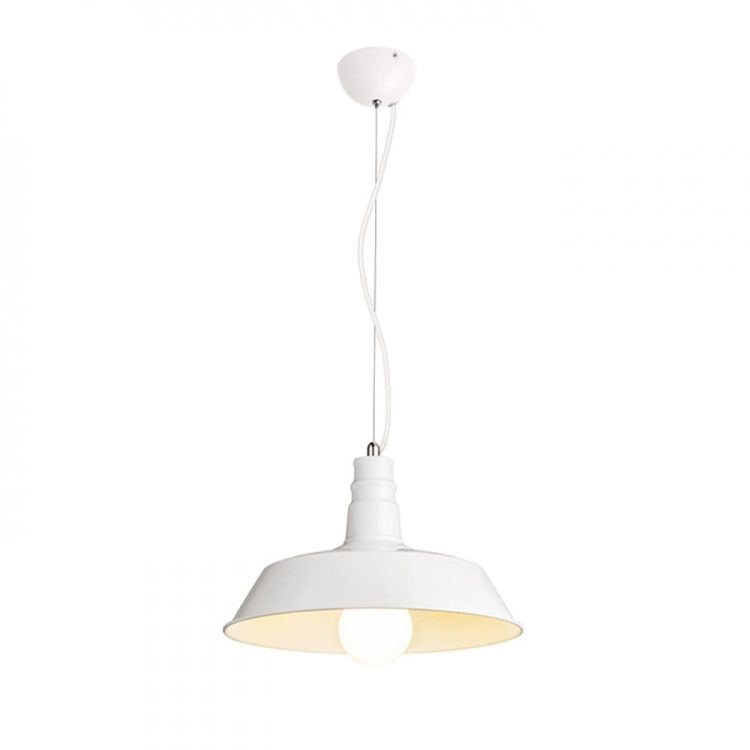 GOLDIE 36 wisząca biała/biała  230V E27 42W