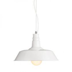 GOLDIE 36 wisząca biała/biała  230V E27 42W