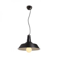 GOLDIE 36 wisząca czarna/biała  230V E27 42W