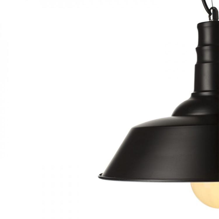 GOLDIE 36 wisząca czarna/biała  230V E27 42W