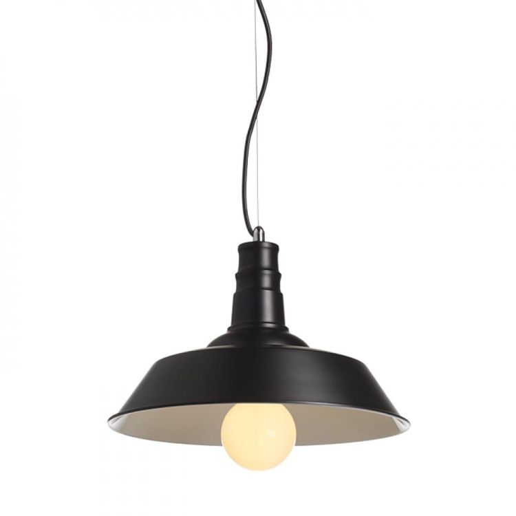 GOLDIE 36 wisząca czarna/biała  230V E27 42W