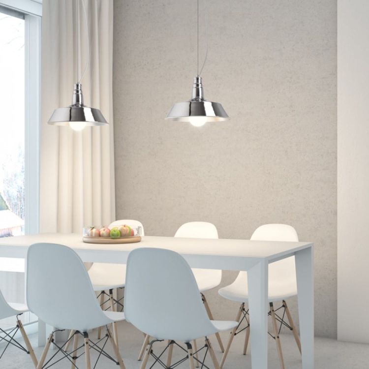 GOLDIE 36 wisząca  chrom 230V E27 42W