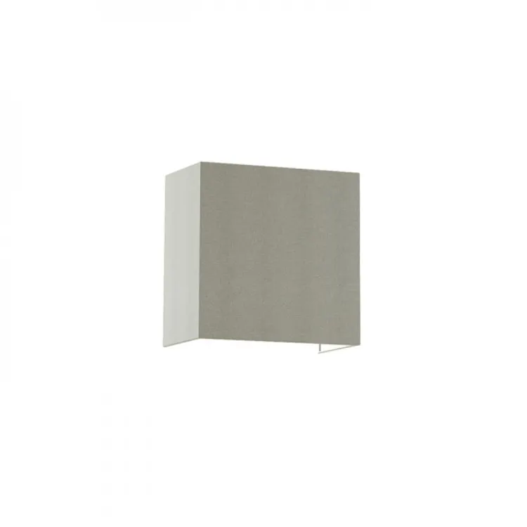 LOPE W 25/14 ścienna  Chintz jasno szara/białe PCV 230V E27 28W
