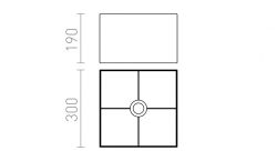 TEMPO 30/19 abażur Polycotton czarna/folia miedziana max. 23W